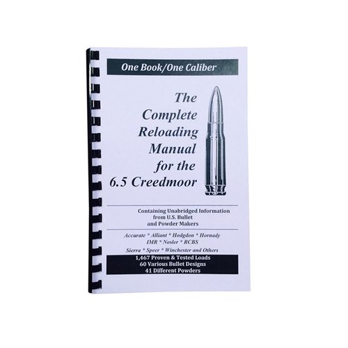 LOADBOOK 6.5 CREEDMOOR erbjuder en omfattande guide för att maximera din ammunition och förbättra din precision vid skytte.