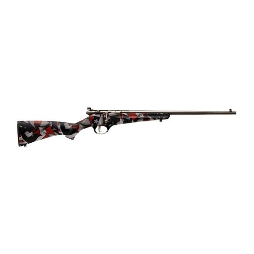 Rascal Red White and Blue 22 LR från Savage Arms är en idealisk startpistol för unga skyttar, med en lätt och kompakt design för enkel hantering.