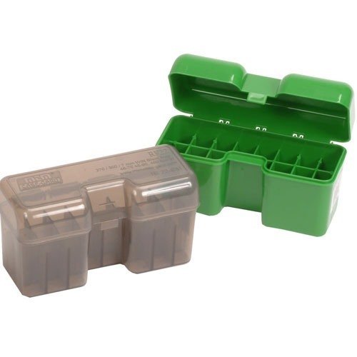 MTM Ammo Box 22 Round Flip-Top är perfekt för att förvara och transportera dina patroner, med en hållbar design och enkel åtkomst för 338 WSM, 45-70 och 450 Marlin.