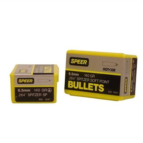 Speer Bullet 6.5mm .263 140gr Sptz SP erbjuder hög precision och pålitlig prestanda, perfekt för jägare och sportskyttar som söker kvalitet.
