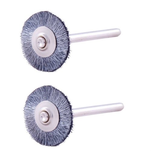 DREMEL WIRE BRUSHES #428, 2-PAK är små, mångsidiga stålborstar som effektivt tar bort rost och korrosion samt polerar metallytor. Perfekta för ditt handverktyg.