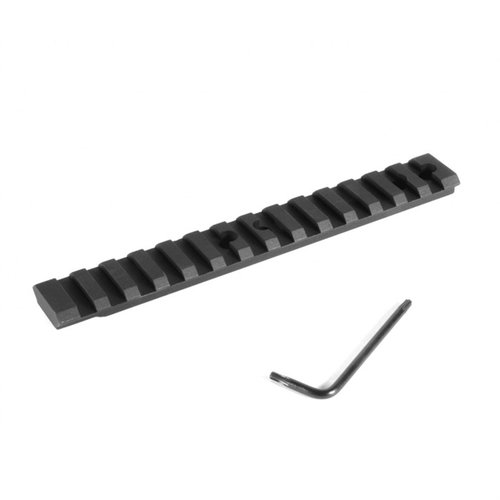 EGW Mossberg 500, 590, 835, 930, 935 HD Scope Bases ger en robust Picatinny-skena utan borrning, med enkel justering av ögonavstånd och hög precision.
