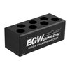 7-Hole Chamber Checkers från EGW säkerställer att din ammunition är inom SPEC, vilket förhindrar problem som stopp och tändfel. Tillverkad av 6061 T6 aluminium.