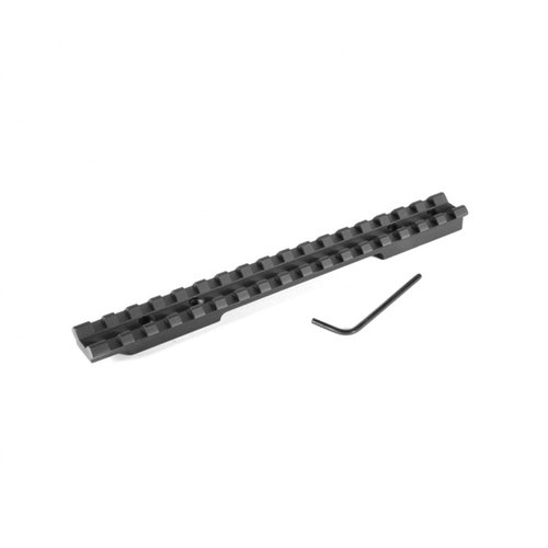 EGW Browning A-Bolt 12GA Scope Bases erbjuder en lättviktig Picatinny skenor utan borrning, precisionstillverkad i 6061 T6 aluminium för flexibel montering av kikarsikten.