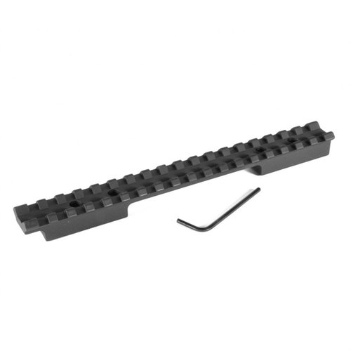EGW Savage 210 Scope Bases ger en mångsidig Picatinny skena utan borrning, med lättviktsdesign och precisionstillverkad av 6061 T6 aluminium.