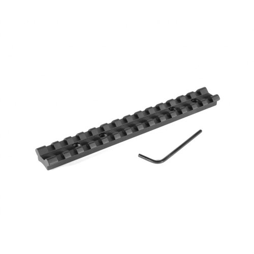 EGW Winchester 88, 100 Scope Bases erbjuder en mångsidig Picatinny rail utan borrning, tillverkad av hållbar 6061 T6 aluminium för enkel montering och justering.