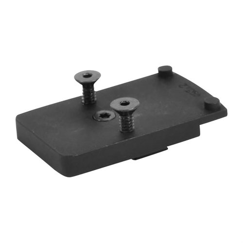 BOMAR Trijicon RMR Sight Mount i 7075 Aluminium med mattsvart beläggning, enkel installation utan modifieringar, passar Trijicon RMR och Holosun HS507C.