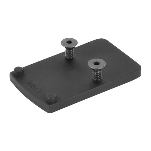 EGW TRIJICON RMR Sight Mount för Glock® i 7075 Aluminium med svart hårdcoating, enkel installation utan modifiering, inkluderar monteringsskruvar.