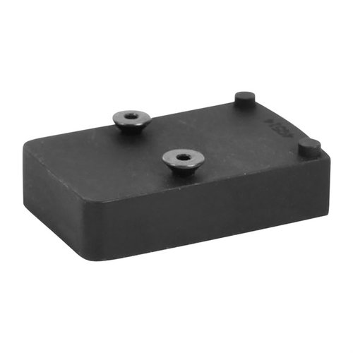EGW Trijicon RMR Sight Mount i 7075 aluminium med matt svart beläggning, enkel installation utan modifieringar, passar Baby Desert Eagle och EAA Witness Elite Match.