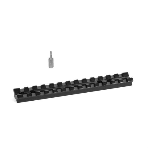 EGW Browning BAR/BLR Long Action Scope Bases ger en enhetlig Picatinny-rail utan borrning, tillverkad av extruderad 6061 T6-aluminium för hög hållfasthet och låg vikt.