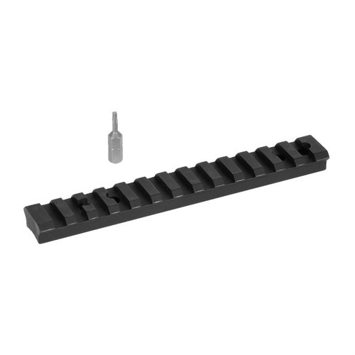 EGW Picatinny scope mount erbjuder hållbarhet, flexibilitet för montering och passar flera Browning-modeller, perfekt för jägare och taktiska skjutare.