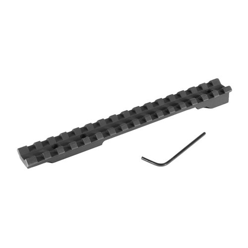 EGW Mauser 98 Large Ring 3-Hole Scope Bases är tillverkade av extruderad 6061 T6 aluminium, lätta och flexibla med Picatinny-spår för snabb justering av ögonavstånd.