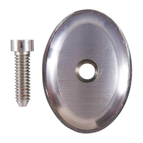 RIFLE GRIP CAP i stål ger en elegant finish med rundade konturer, perfekt för gravyr och passar exakt med skruv som bottnar på axeln.