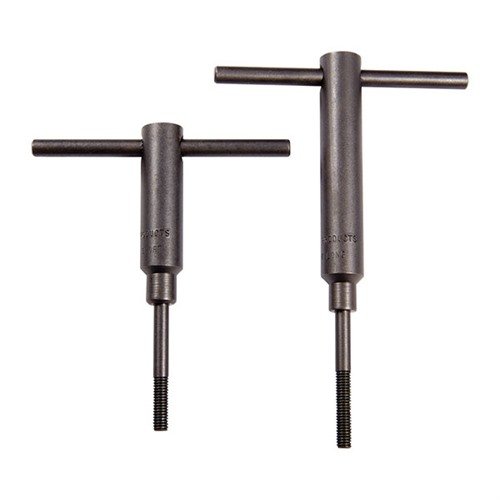 STOCKMAKER'S HANDSCREWS från FORSTER PRODUCTS ger snabb och exakt montering av stocken på din Ruger & MK II, med 3" handtag och varierande skruvlängder.
