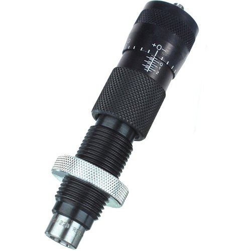Forster Ultra Micrometer Seater Die erbjuder hög precision med justeringar från .0005 till .001 tum, vilket gör att du enkelt kan finjustera kulorna.