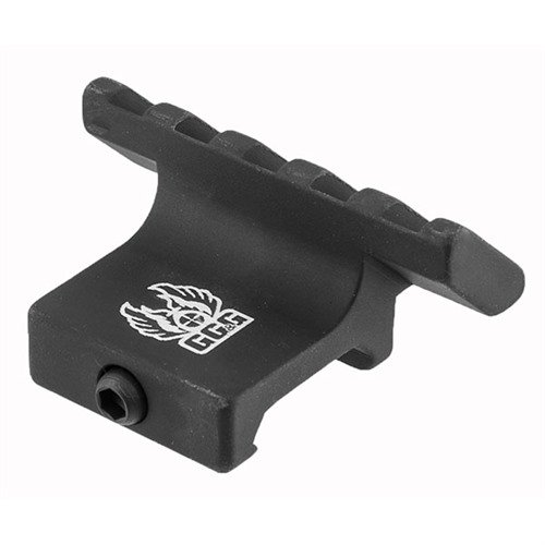 45-graders Offset Rail möjliggör montering av micro red-dot optics som Trijicon RMR, ambidextrös design och säker montering på MIL-STD 1913.