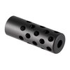QUIET MUZZLE BRAKE 30 CALIBER kontrollerar effektivt ljud och gaser bort från skytten, minskar rekyl och mynningens höjd för snabba följdskott.