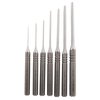 Grace USA Steel Roll Pin Punch Set erbjuder hög hållbarhet och precision med värmebehandlad kolstål och knurlade handtag, perfekt för säker borttagning och installation av rullstift.