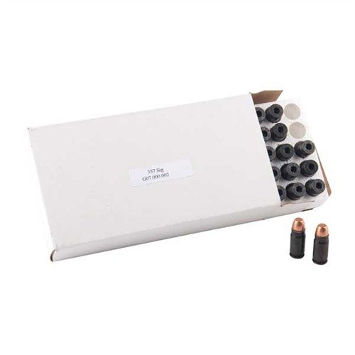 CENTERFIRE HANDGUN DUMMY ROUNDS, 357 SIG DUMMIES är säkra att använda för funktionstestning av vapen, eliminerar risken för oavsiktlig avfyrning.