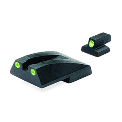 Upplev överlägsen precision med S&W TRU-DOT® tritium night sight set 🌟, perfekt för lågt ljus och hållbarhet. Idealisk för brottsbekämpning!