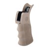 HOGUE AR-15 överdraget beavertail grepp erbjuder ergonomiska fingergropar, Cobblestone ™ textur för halkskydd och stöd för handen, perfekt för komfort och kontroll.