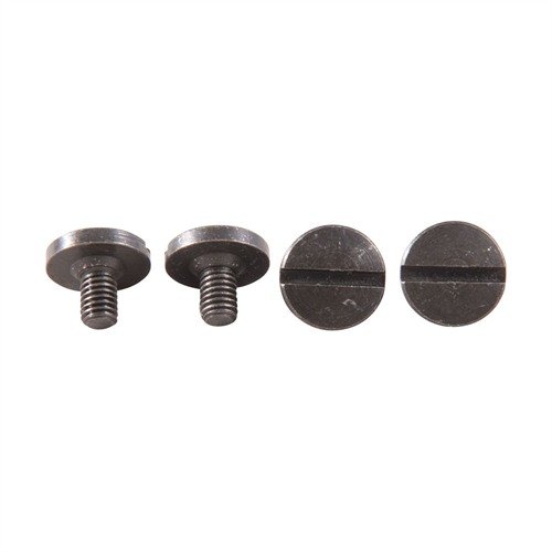 HOGUE SEMI AUTO GRIP SCREWS ger en fabriksliknande finish med blästrad eller hård kromad yta, perfekt för Beretta/Taurus och finns i paket om två eller fyra.