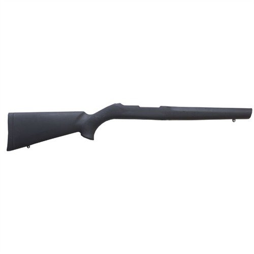 HOGUE RUGER 10/22 gummibelagd kolv erbjuder halkfri komfort, lättvikts fiberglasskropp, perfekt passform för .920" bull barrels och praktisk ergonomi.
