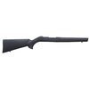 HOGUE RUGER 10/22 RUBBER COVERED STOCK .920 BULL FIBERGLASS BLK