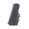 HOGUE:s handfyllande grips i gummi och trä absorberar rekyl och ger bättre greppkontroll, perfekt för din 1911 Auto med finger grooves och non-slip finish.