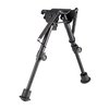 Harris självjusterande bipod erbjuder snabb justering av benhöjd och stabilitet på ojämna ytor, med gummifötter och höjdjustering 6-9 tum.