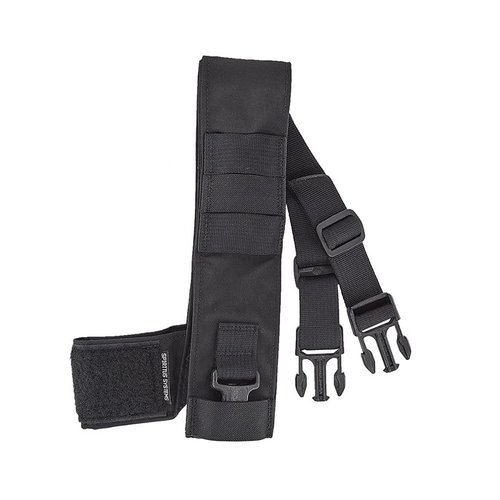FAT STRAP från SPIRITUS SYSTEMS erbjuder en enkel och funktionell design för Micro Fight Chest Rig, med fästen för PTT och kablar samt en Velcro-loop för namnlappar.