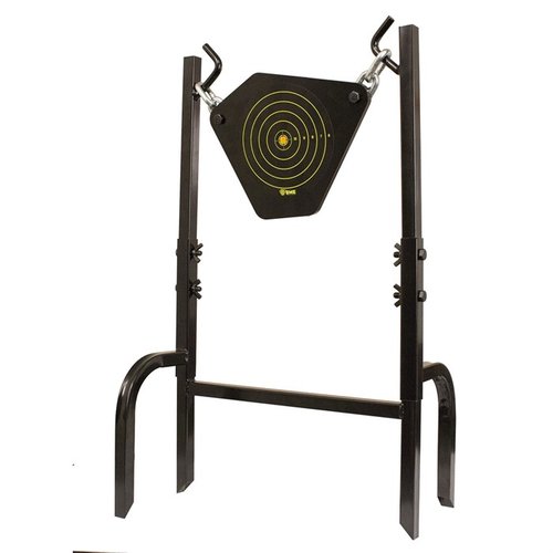 SME 9.5" Gong Target är tillverkad av hållbart NM500 stål, perfekt för centerfire handeldvapen och gevär, med en stabil ställning för tydlig och hörbar skjutning.