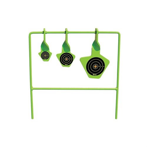 Steel Spinning Target System för 22 kaliber erbjuder hållbara och stabila mål med 3 högsynliga, flytande targets - perfekt för enkel och rolig skytte!