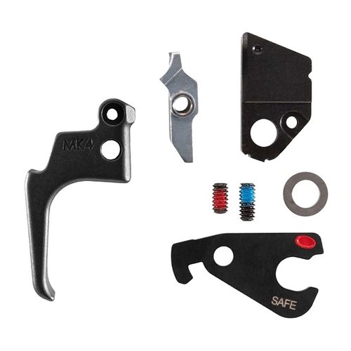 Apex Action Enhancement Kit sänker avtrycksvikten med ca 45% till 3,0 lbs, minskar överresan med 80% och ger en skarp avtryckning för Ruger Mk IV.