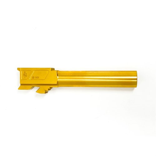 Match Grade Crowned Barrel för Glock 20 med aggressiv target crown, TiN-beläggning för ökad slitstyrka och CNC-maskinbearbetning för förbättrad precision.
