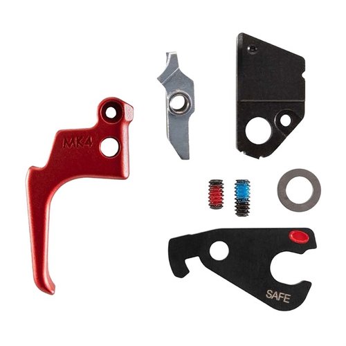 Apex Action Enhancement Kit minskar avtrycksvikten med 45% till ca 3.0 lbs, ger en skarp avtrycksknäck och minskar överresan med 80%, perfekt för tävling.