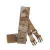 FAT STRAP från SPIRITUS SYSTEMS erbjuder en enkel och funktionell lösning för Micro Fight Chest Rig, med horisontell webbing och elastiska fästen för utrustning.