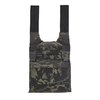 LV-119 FRONT O V E R T Plate Bag erbjuder anpassningsbarhet med MOLLE-fält, PTT-stöd och kommunikationskabelföring, idealisk för högprofiloperationer.