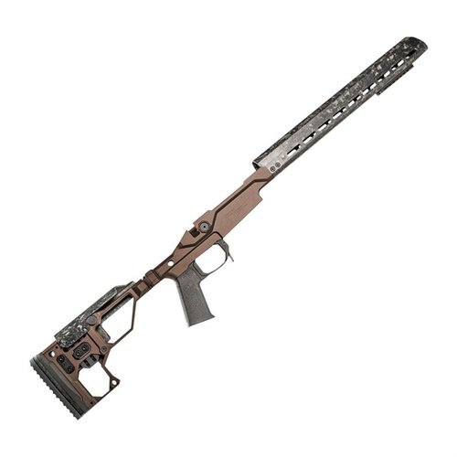 Christensen Arms Modern Precision SA Chassis är en ultralätt och justerbar plattform i 7075 billet aluminum, med FFT kolfiber handguard och justerbart kolv.