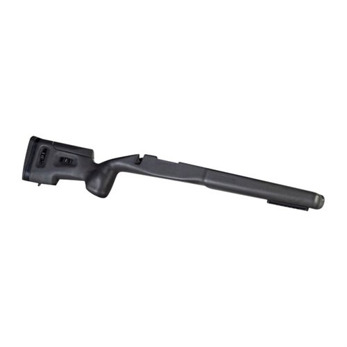 TFM AEROGRADE CHASSIS erbjuder en lätt och justerbar lösning i 100% hand-lagd carbon fiber, perfekt för långdistansskytte med Rem 700 Short Action.