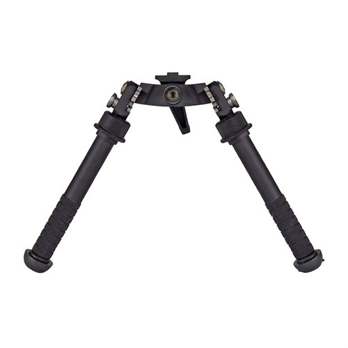 GEN 2 CANT AND LOC (CAL) bipoden erbjuder en höjdjustering på 4,75–9 tum, 15 graders kantning och 5 benpositioner för optimal stabilitet vid skytte.