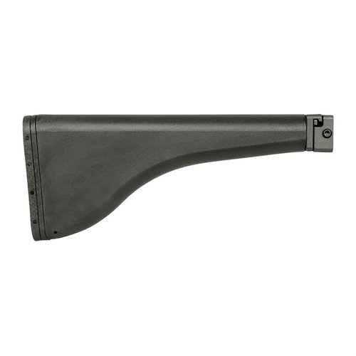 AR-15 Trapdoor Stock erbjuder en robust sidofällande mekanism, stor lagringskapacitet och en längd på 13,75" för optimal användning och komfort.