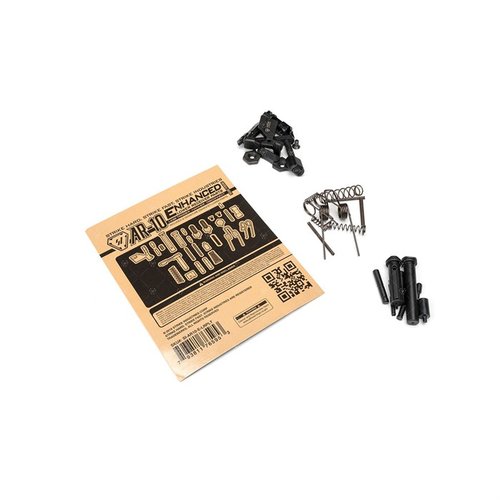Strike Industries AR-10 Enhanced Lower Parts Kit erbjuder högkvalitativa delar för att bygga eller uppgradera din AR-10-lower, utan att vara begränsad av en standardtrigger.