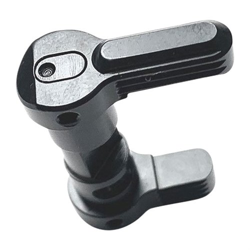 AR-15 AMBI SAFETY SELECTOR ASF-50 erbjuder en robust och pålitlig design med kort kast, ergonomiska serrater och hög hållfasthet för säkerhet och precision.