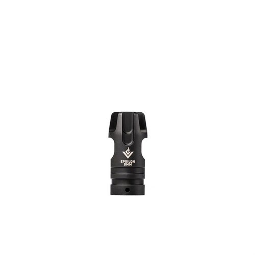 VG6 EPSILON 9mm erbjuder överlägsen recoil management med minimal mynningrörelse, låg energi recoil och effektiv flash hider för snabbare följdskott.