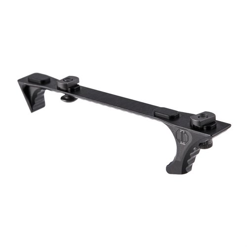HRD EXTENDED M-LOK HANDSTOP är en kompakt och lätt handhållningsanordning i 7075 T6-aluminium, kompatibel med M-Lok och inkluderar monteringshårdvara.