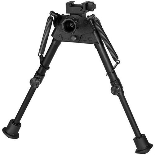 HARRIS S-BR2P BIPOD är ultralätt, 6-9" justerbar, direkt fäste på Picatinny Rail, självnivellerande ben och perfekt för skytte från bänken.