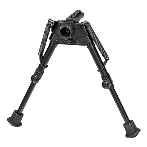 S-BR2-MLOK BIPOD från HARRIS är ultralätt, justerbar från 6" till 9" och har självutjämnande ben för stabilitet på ojämn terräng.