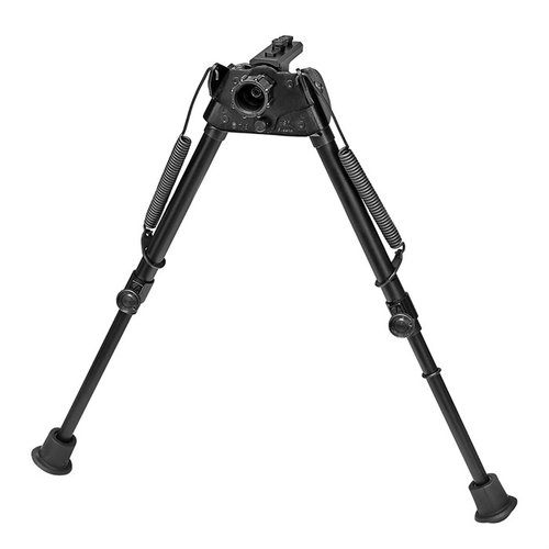 HARRIS S-L2-MLOK BIPOD är ultralätt (12,4 oz), justerbar (9-13”), självutjämnande och idealisk för skytte i liggande eller bänkposition.