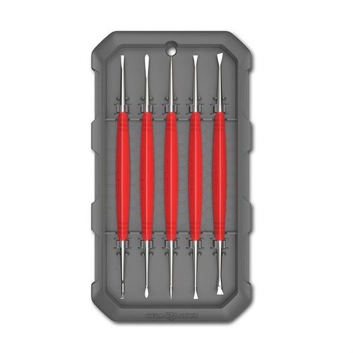 ACCU-GRIP STEEL PICKS är ergonomiska och tillverkade av rostfritt stål, perfekt för effektiv rengöring av svåråtkomliga områden och borttagning av kolavlagringar.